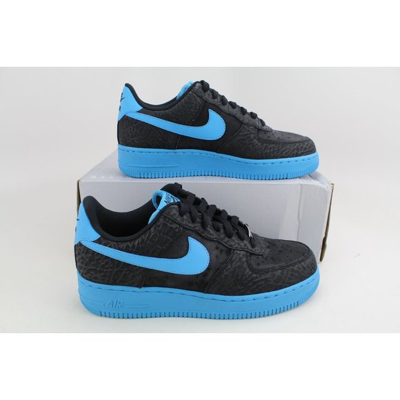 Nike Shoes Mens Air Force Blackvivid Blue 48829842 Poshmark